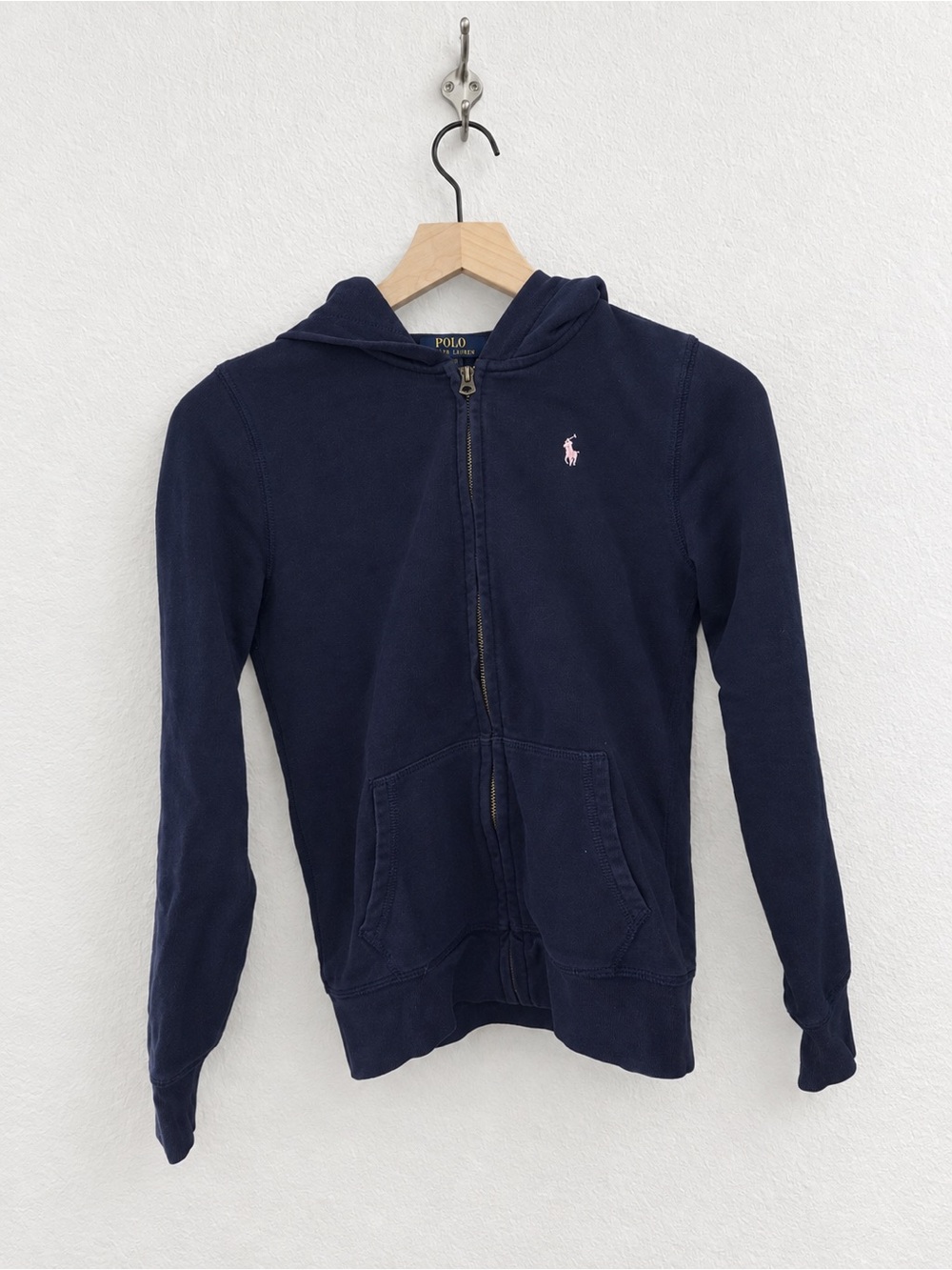 Polo Ralph Lauren Tag on Navy Garment